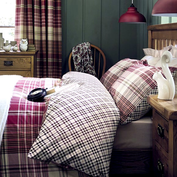 Pink Calie Check Bedlinen Collection