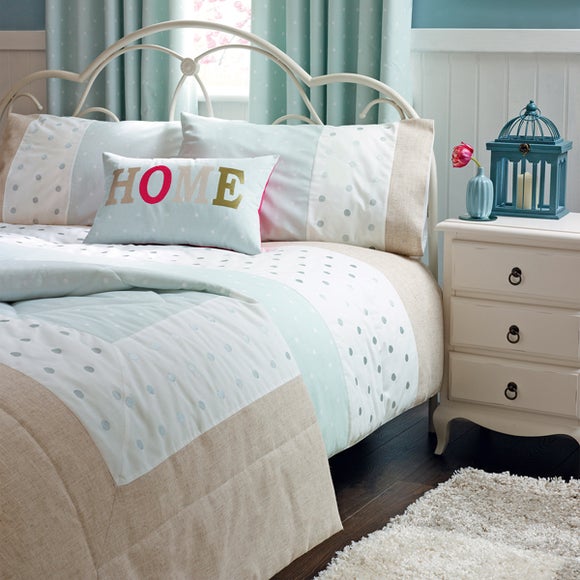 Duck Egg Country Spot Bedlinen Collection