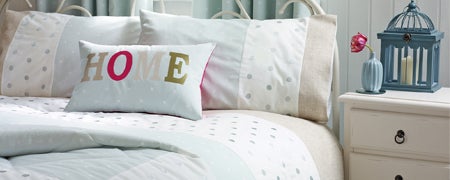 Duck Egg Country Spot Bedlinen Collection