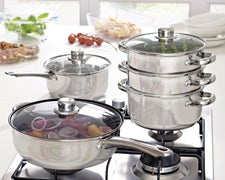 Cookshop Stainless Steel Pan Collection