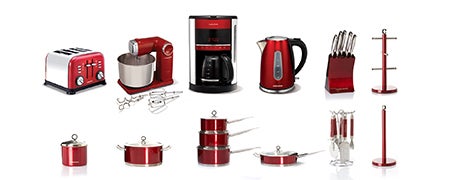 Morphy Richards Red Accents Collection