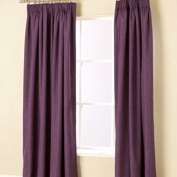 Waters and Noble Aubergine Solar Blackout Curtain Collection