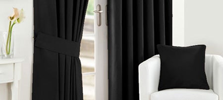 Black Twill Curtain Collection