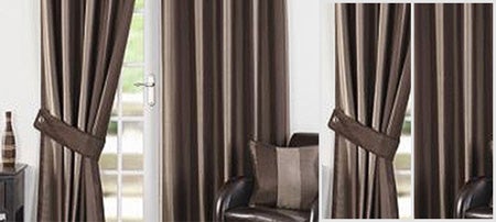 Chocolate Monaco Curtain Collection