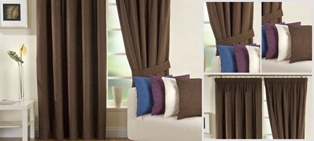 Waters and Noble Chocolate Solar Blackout Curtain Collection