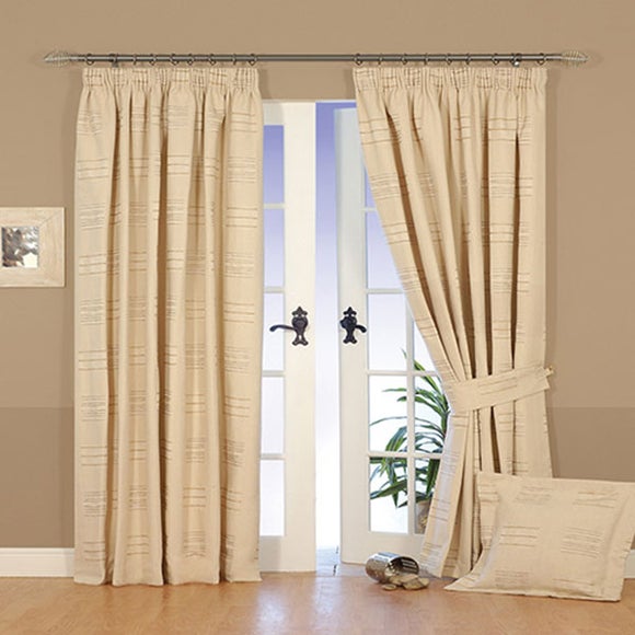Natural Bonn Lined Curtain Collection