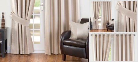 Cream Monaco Curtain Collection