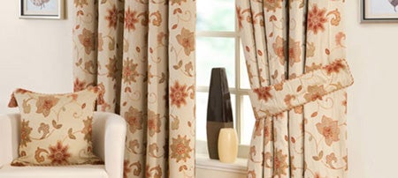 Cream Peking Curtain Collection