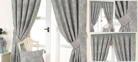 Duck Egg Novello Curtain Collection