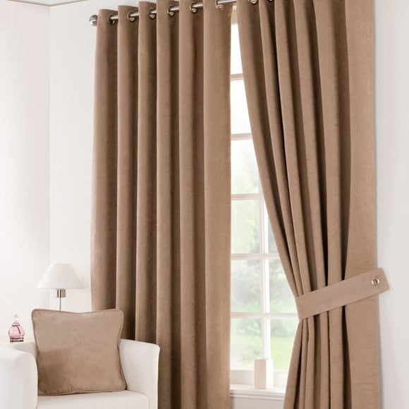 Latte Suede Blackout Curtain Collection