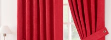 Red Suede Blackout Curtain Collection