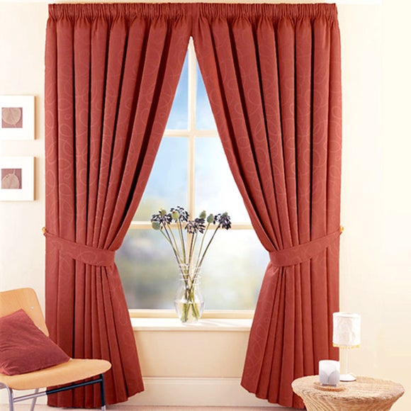 Terracotta Toledo Curtain Collection