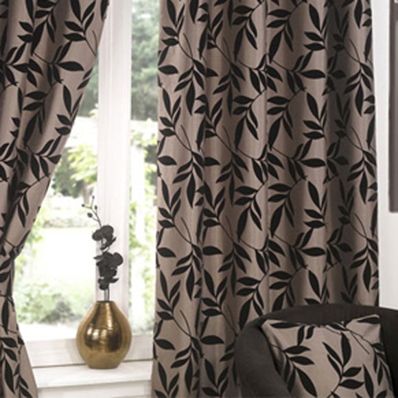 Black Delamere Curtain Collection