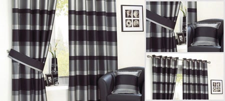 Black Newport Curtain Collection
