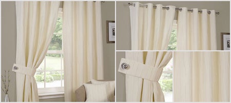 Cream Ruffle Curtain Collection