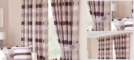 Mauve Luna Curtain Collection