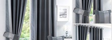 Pewter Monaco Curtain Collection