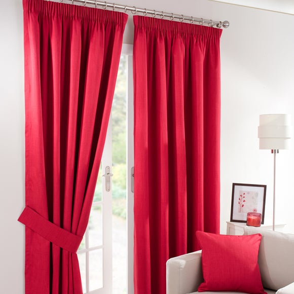 Waters and Noble Red Solar Blackout Curtain Collection