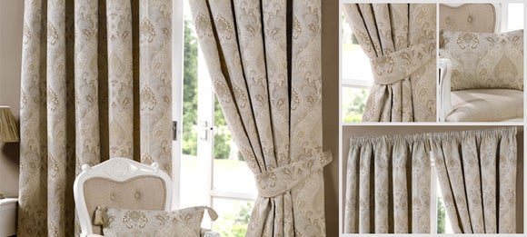 Beige Novello Curtain Collection