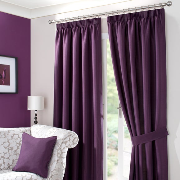 Blackcurrant Sorrento Curtain Collection