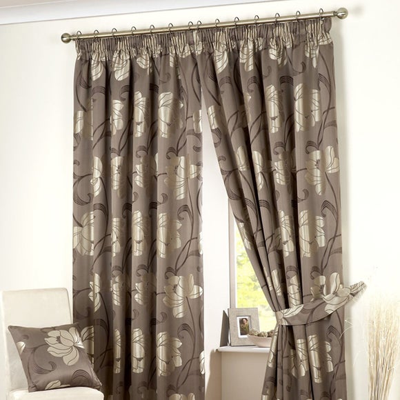 Chocolate Monroe Curtain Collection