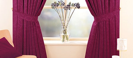 Claret Toledo Curtain Collection