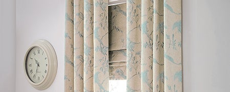 Duck Egg Songbird Curtain Collection