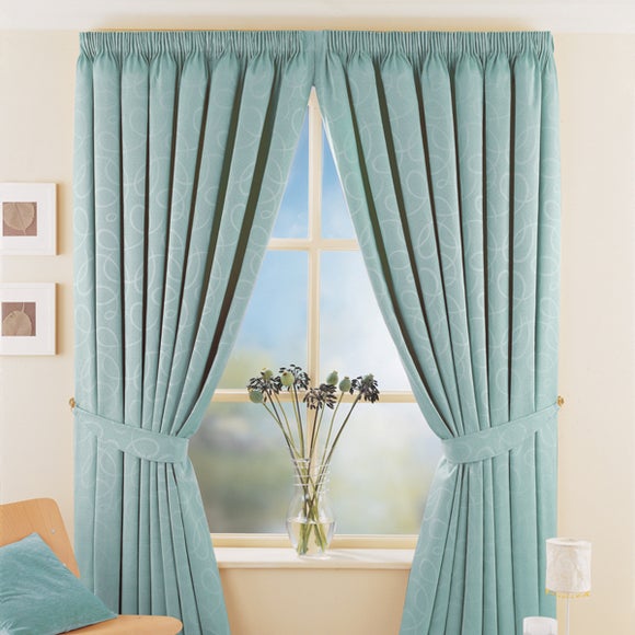 Duck Egg Toledo Curtain Collection