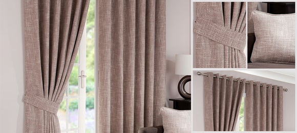 Mink Lorenza Curtain Collection