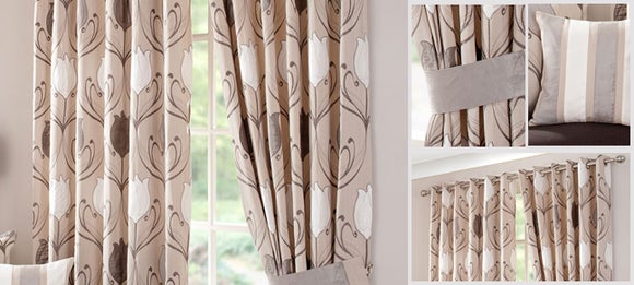 Natural Lalique Curtain Collection