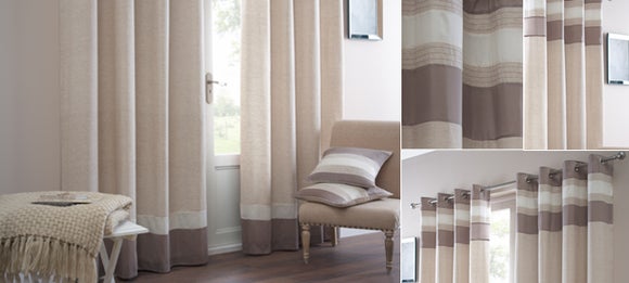 Natural Alban Curtain Collection