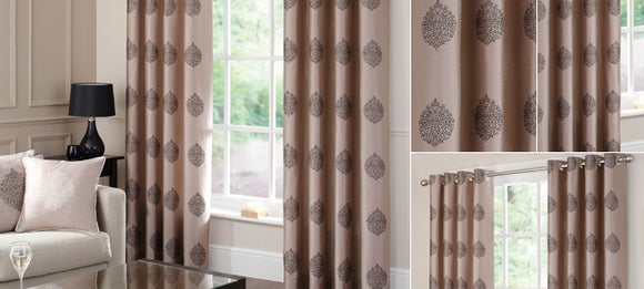 Black India Curtain Collection