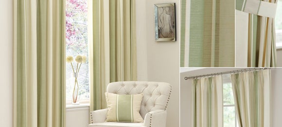 Green Milan Curtain Collection