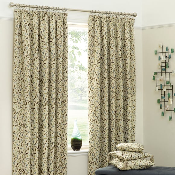 Teal Glava Curtain Collection