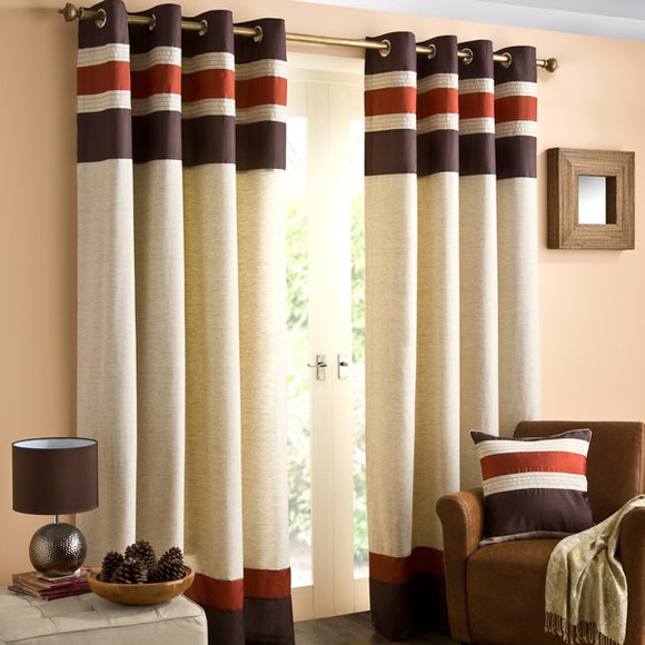 Terracotta Alban Curtain Collection