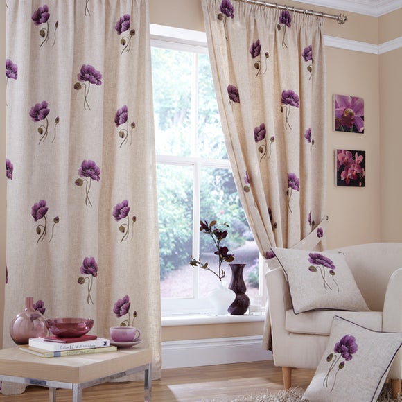 Plum Vintage Curtain Collection