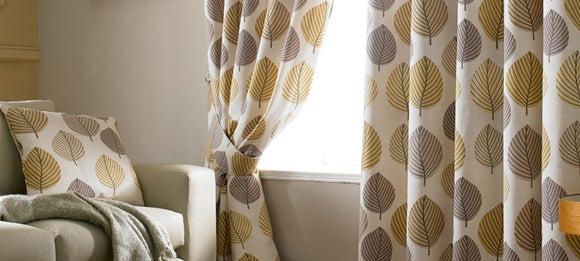 Ochre Regan Curtain Collection