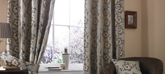 Grey Harper Curtain Collection