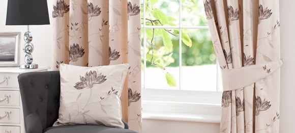 Black Amelia Curtain Collection