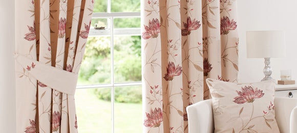 Red Amelia Curtain Collection