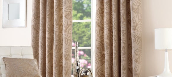 Natural Atlanta Curtain Collection