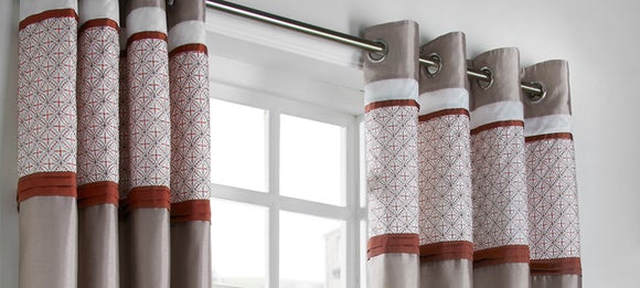 Terracotta Medina Curtain Collection
