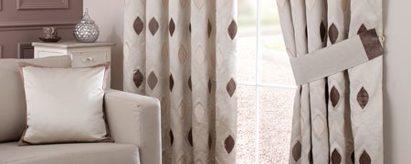 Natural Claridge Curtain Collection