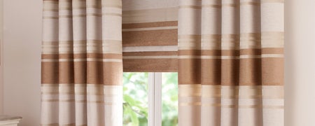 Biscuit Portobello Curtain Collection