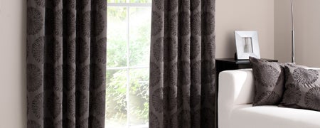 Chocolate Trinity Curtain Collection