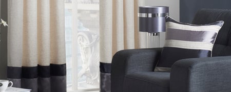 Charcoal Alban Curtain Collection