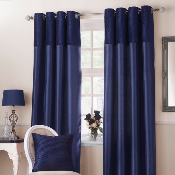 Midnight Blue Opulence Curtain Collection
