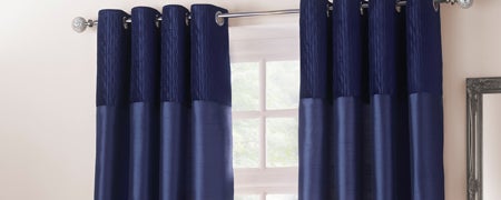 Midnight Blue Opulence Curtain Collection