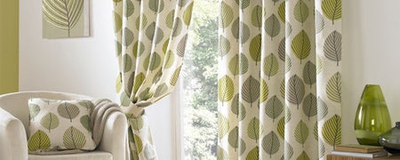 Green Regan Eyelet Curtain Collection