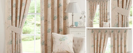 Teal Amelia Curtain Collection